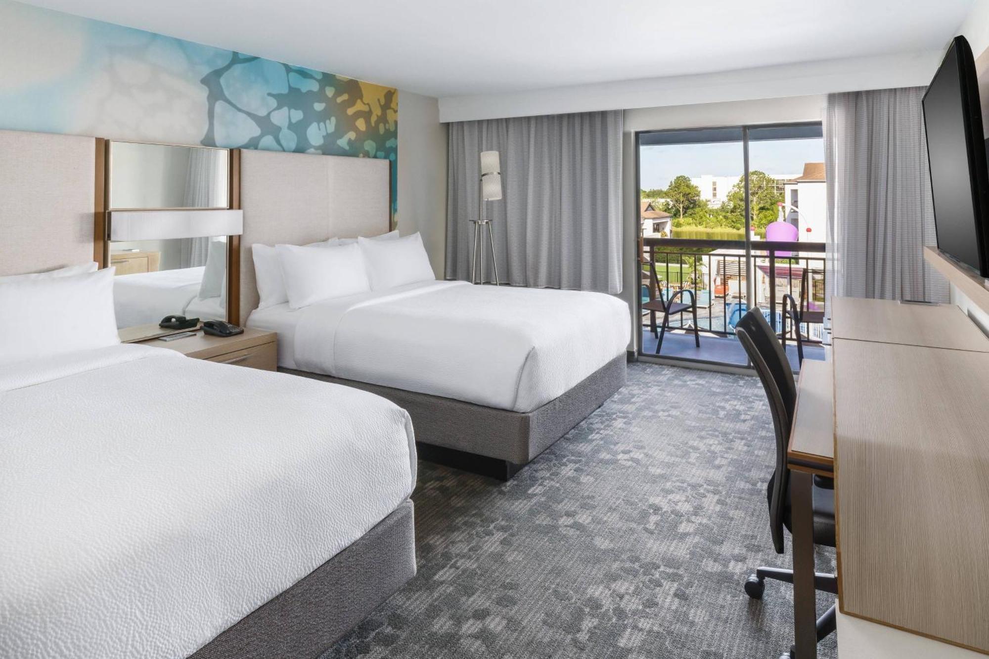Courtyard By Marriott Orlando Lake Buena Vista At Vista Centre Exterior foto